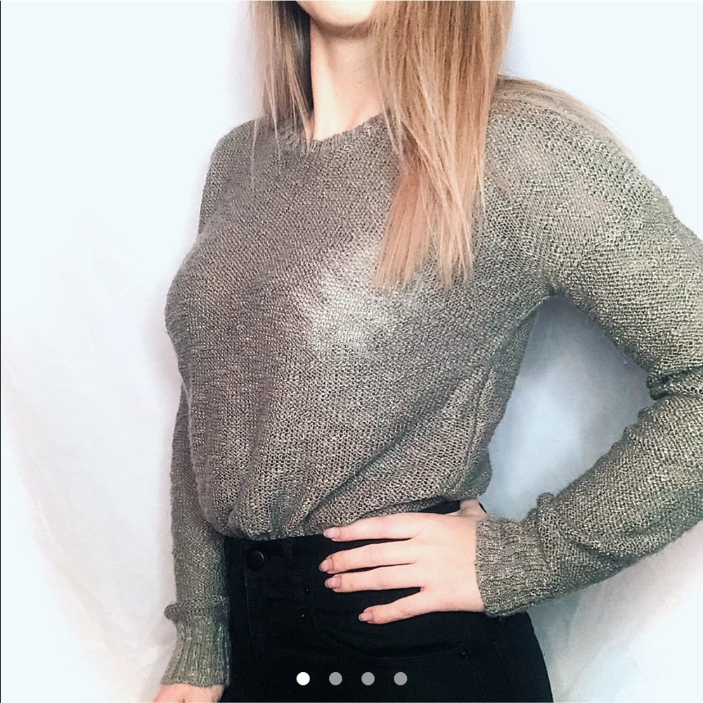 Grey Knit Sweater